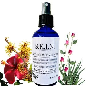 Anti Aging Face Mist Toner VitaminE+C Booster for All Skins|4fl oz Handcrafted